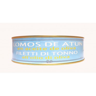 Lomos de Atún en Aceite de Oliva 1800/1200 grs.
