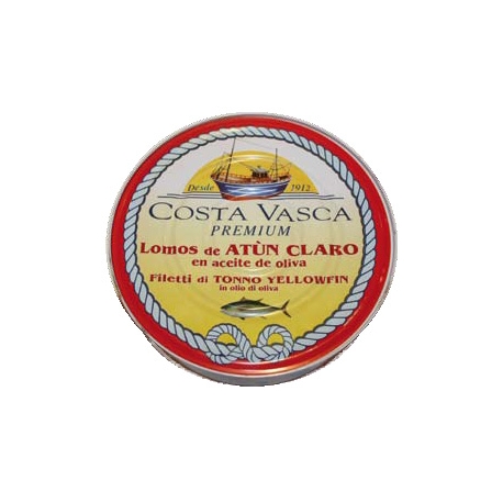 Lomos de Atún Claro en Aceite de Oliva 1900/1400 grs.