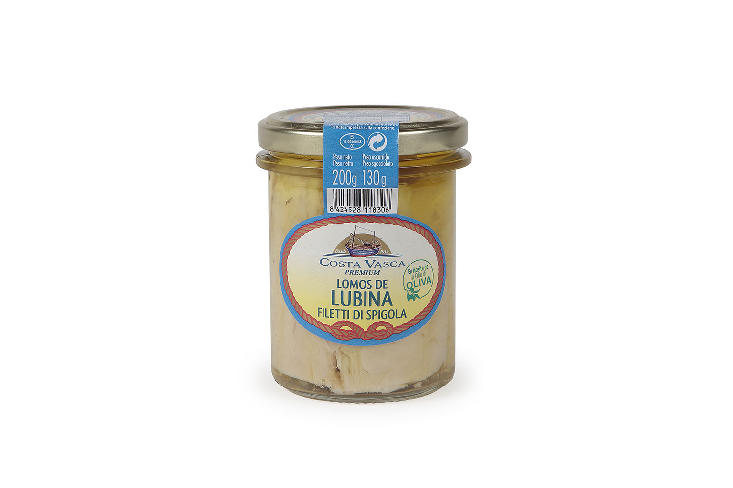 Lubina en Aceite de Oliva 200 g