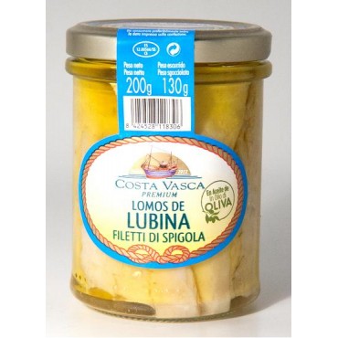 Lubina en Aceite de Oliva 200 grs.