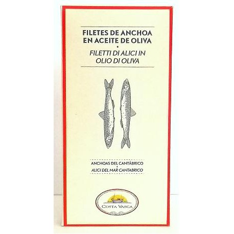Filetes de Anchoa en Aceite de Oliva 50/29grs