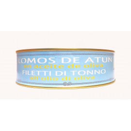 Lomos de Atún en Aceite de Oliva 1800/1200 grs.