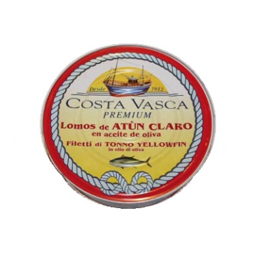 Lomos de Atún Claro en Aceite de Oliva 1900/1400 grs.
