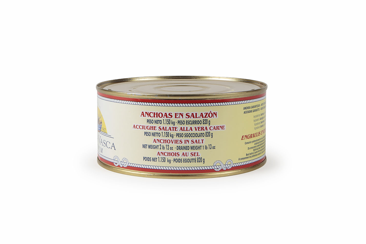 Anchoas en Salazón 1150grs A
