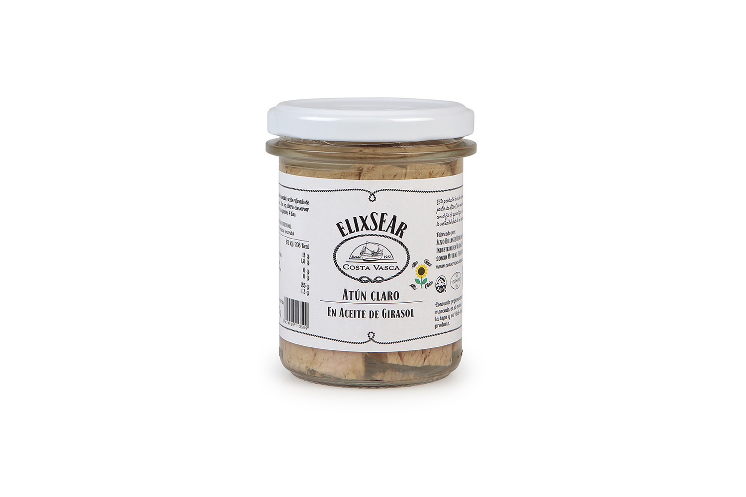 Atún claro en Aceite de Girasol Alto Oleico 185/121g