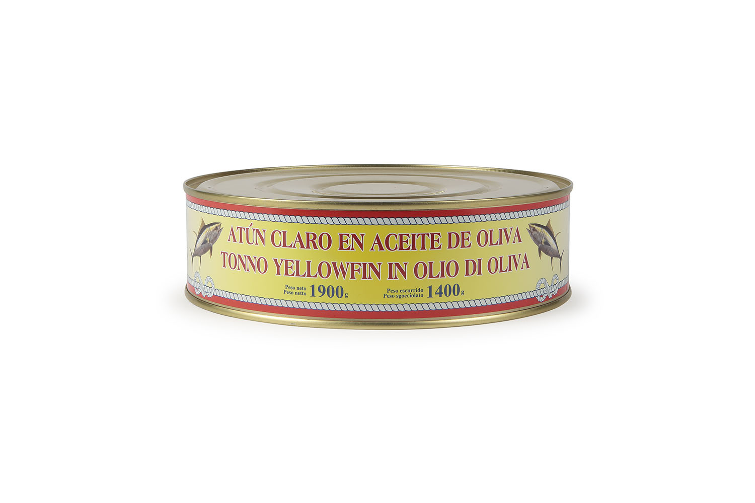 Compra online Atún Claro en Aceite de Oliva 1900/1400 g