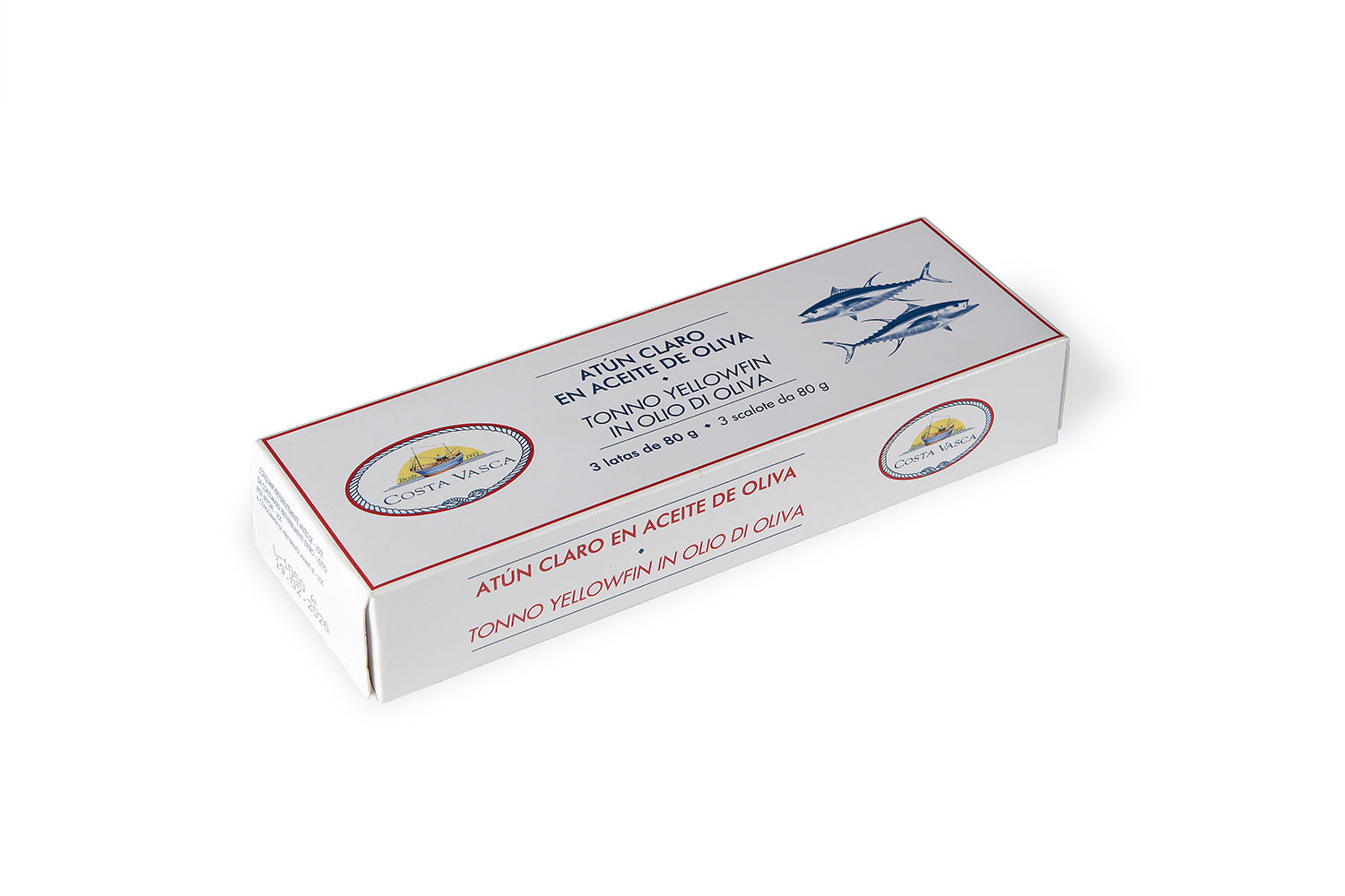 Compra online Atun Claro en Aceite de Oliva 3 x 80/52 g