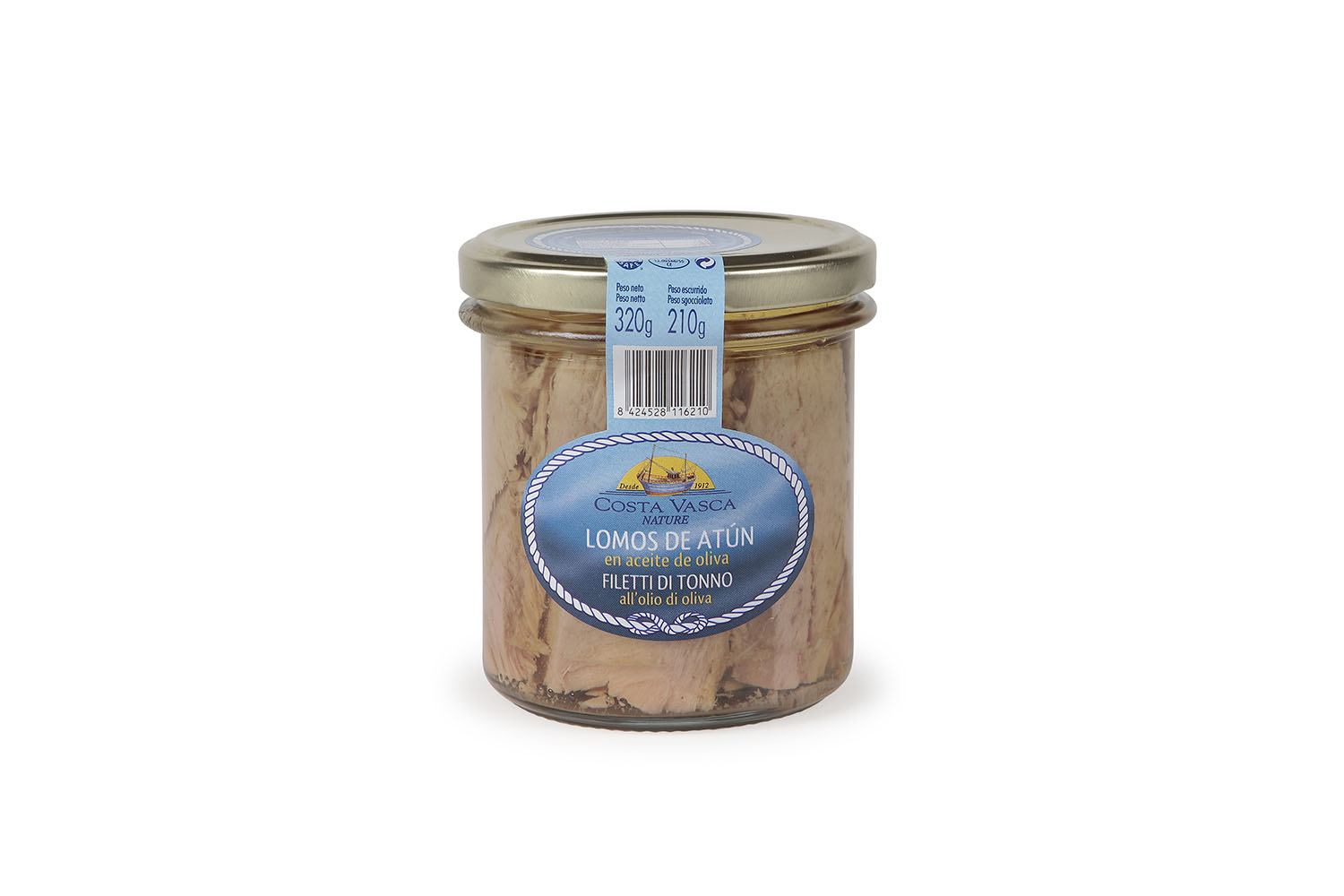 Atún en Aceite de Oliva 320/210 g