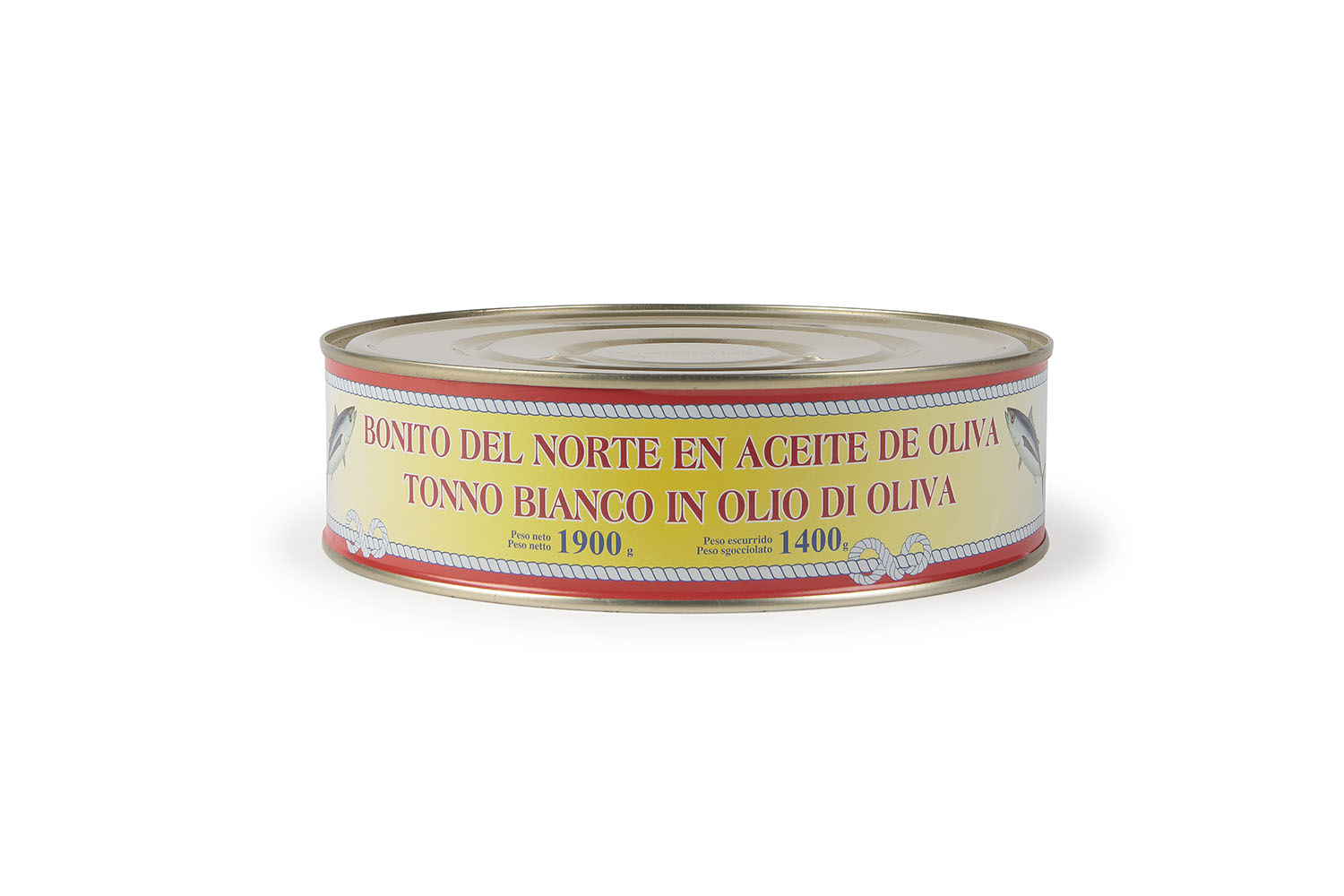 Compra online Bonito del Norte del Cantábrico en Aceite de Oliva 1900/1400 g