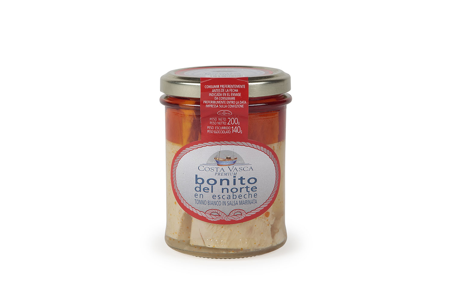 Compra online Bonito del Norte en Escabeche 200/140 g