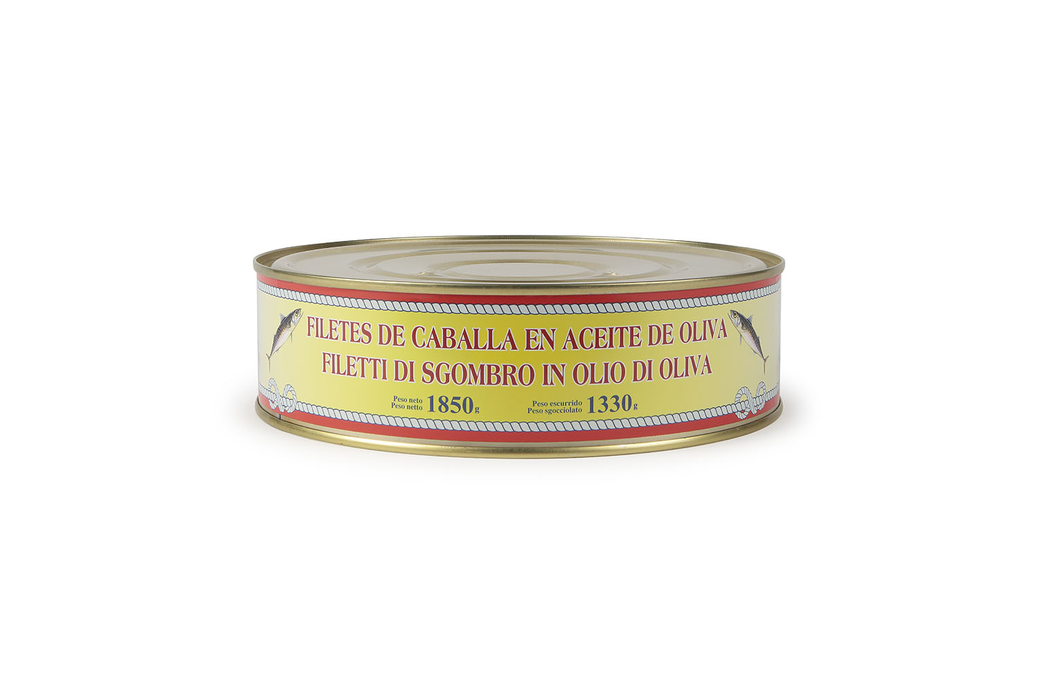 Compra online Filetes de Caballa en Aceite de Oliva 1850/1330 g
