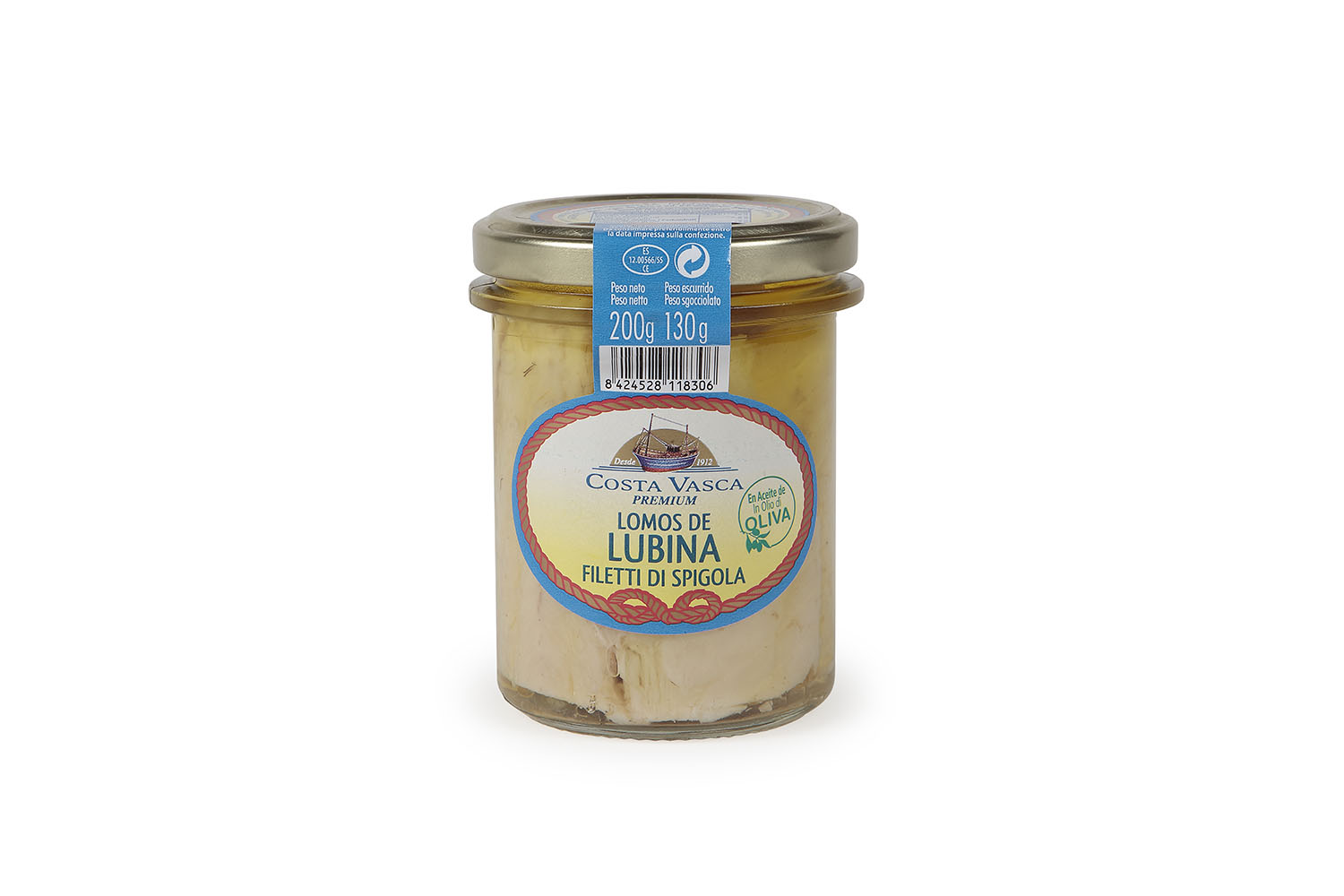 Compra online Lubina en Aceite de Oliva 200 g