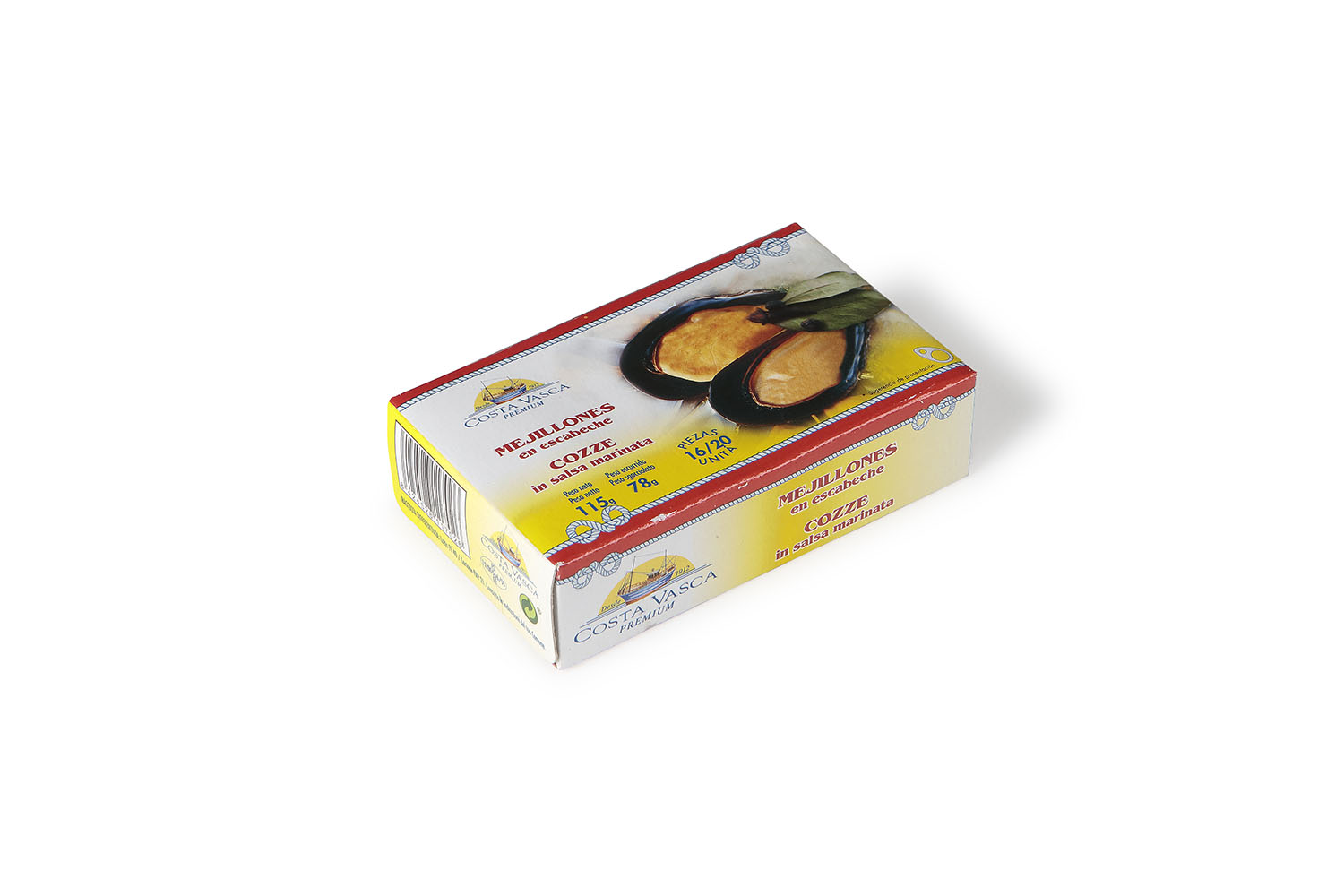 Compra online Mejillones en Escabeche 16-20 Piezas 115/78 g