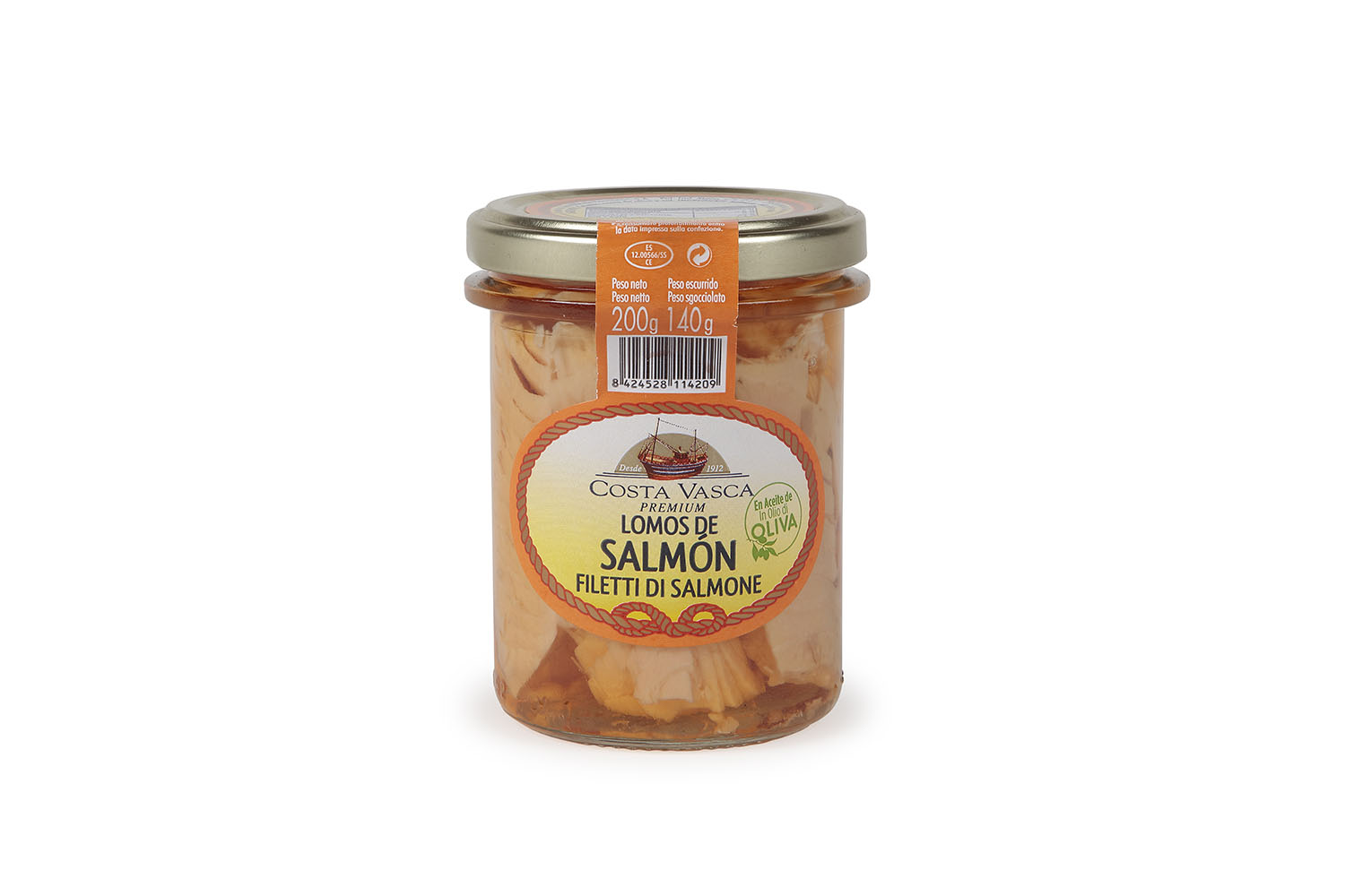 Compra online Salmón en Aceite de Oliva 200/140 g